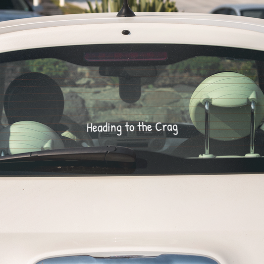 Heading to the Crag Decal