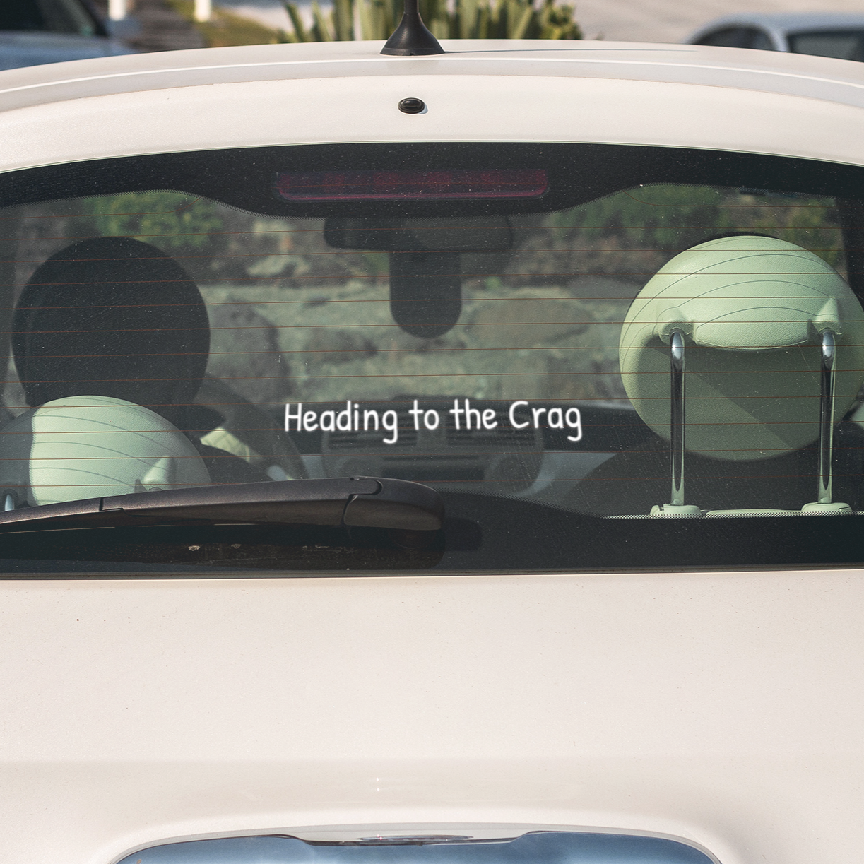 Heading to the Crag Decal