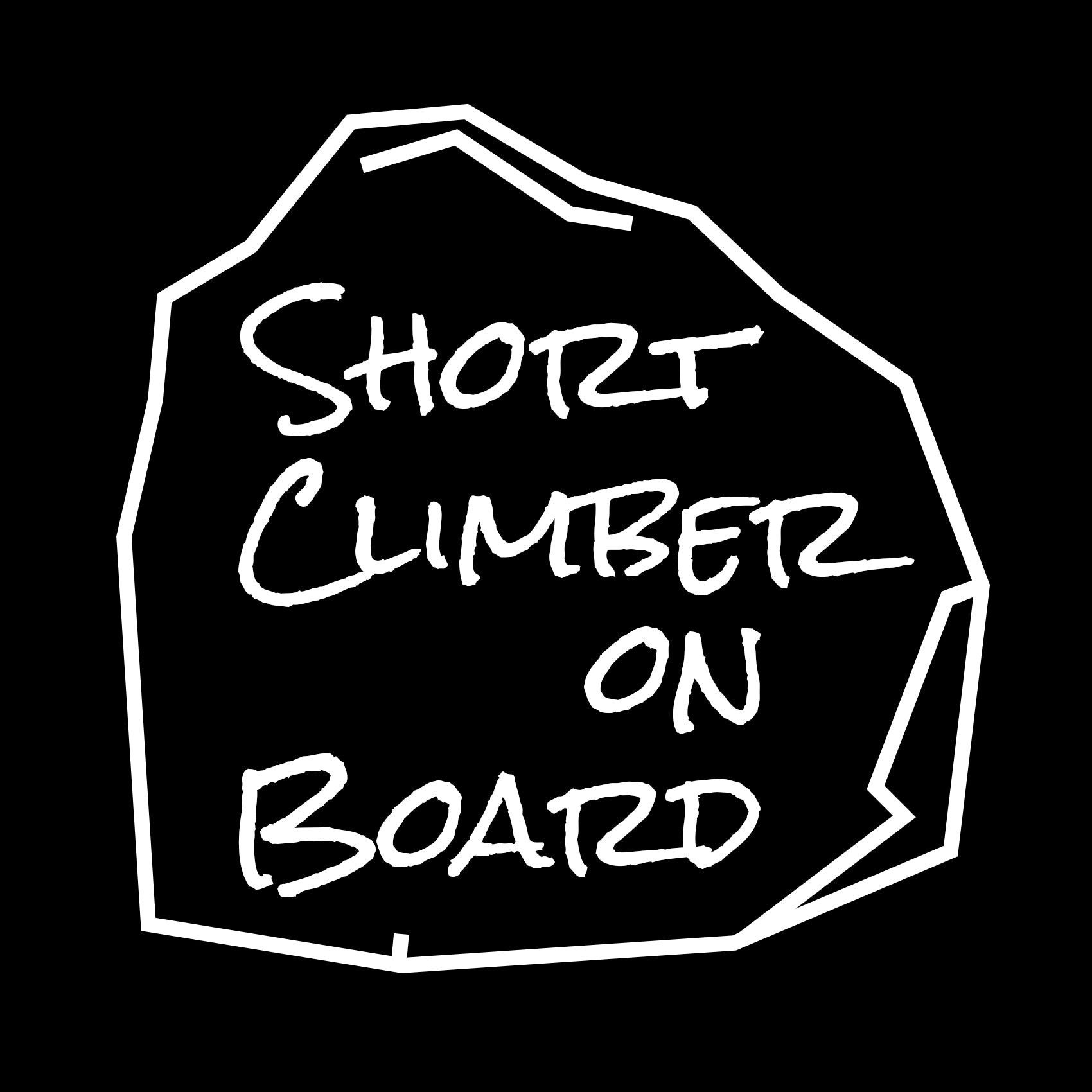 Short Climber on Board Car Decal