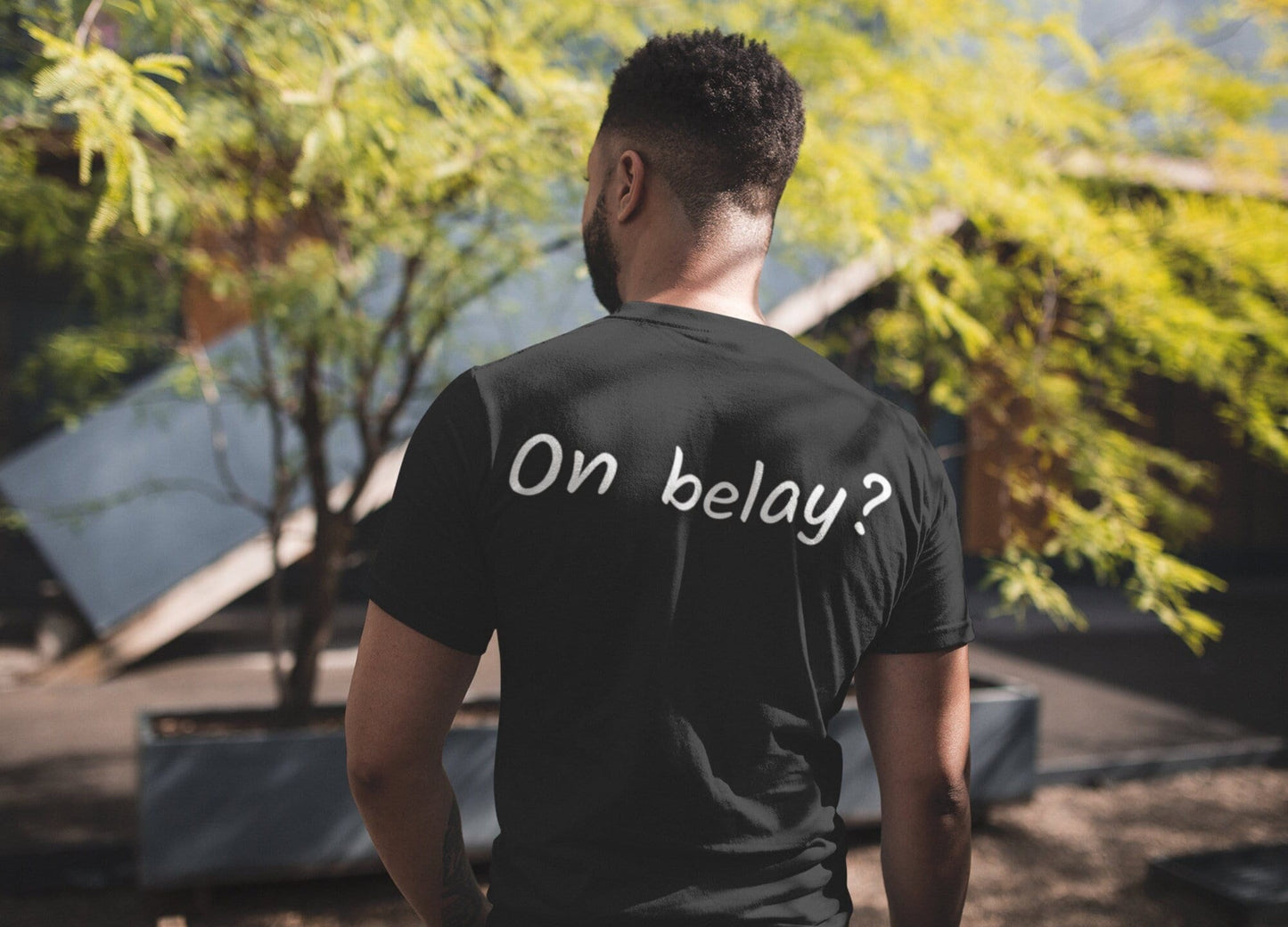 On Belay Rock Climbing T-Shirt | Gym Climbing Shirt