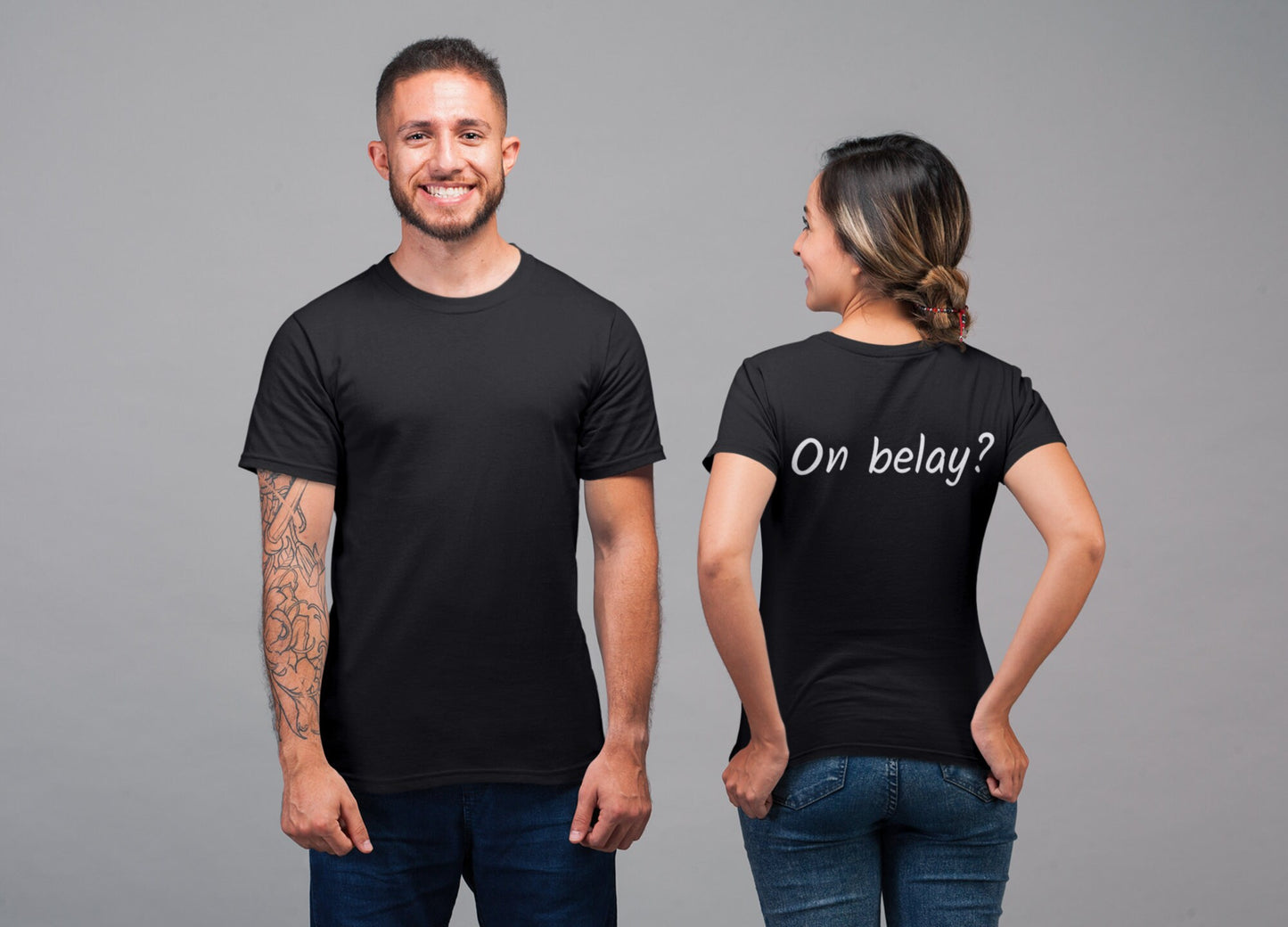 On Belay Rock Climbing T-Shirt | Gym Climbing Shirt