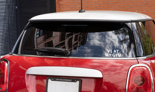 V1 At My Gym Decal